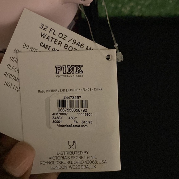 PINK Collegiate WaterBottle - Picture 3 of 3